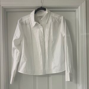 Banana Republic White Collared Shirt